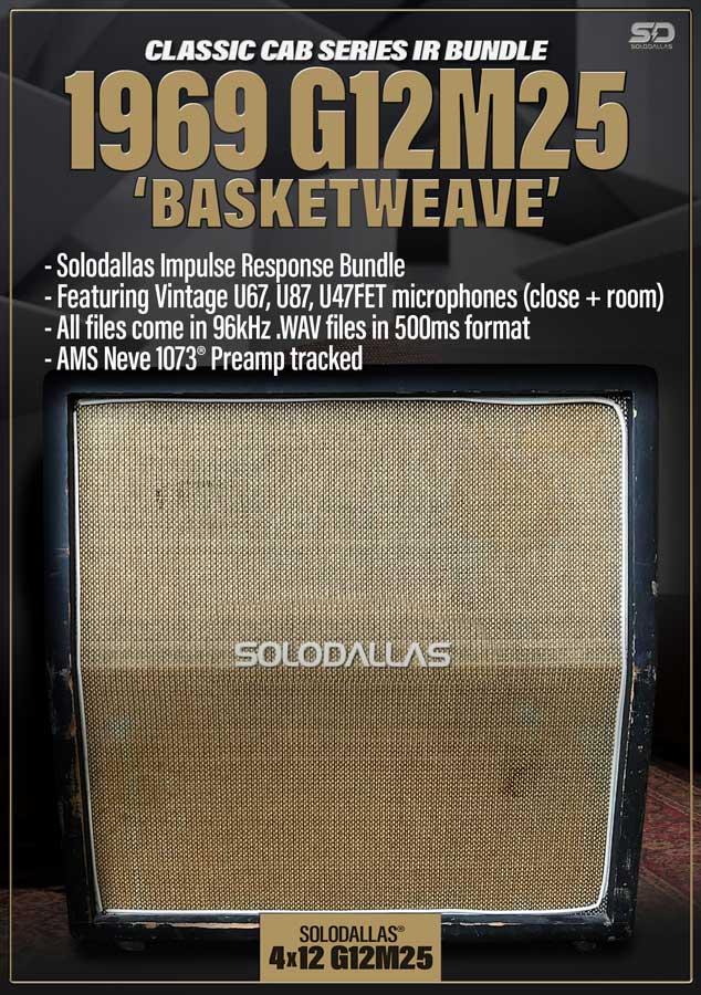 SoloDallas® 1969 "Basketweave" G12M25 Impulse Response Bundle