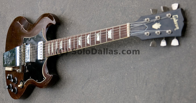 Næsten død morbiditet areal 1970 Gibson SG Standard – SoloDallas LLC