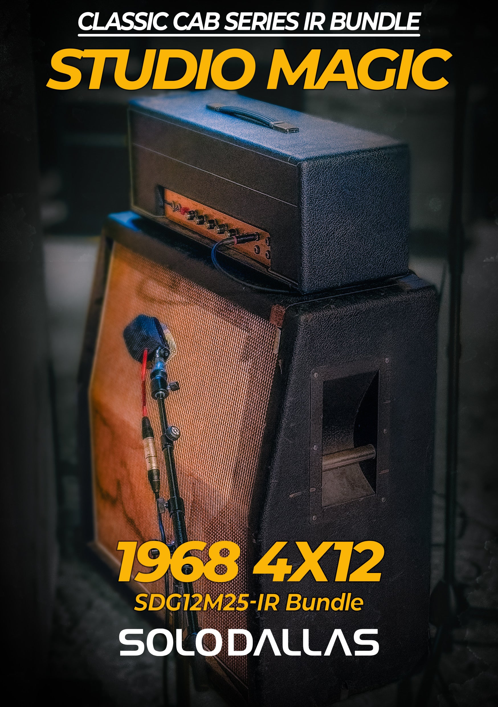 STUDIO MAGIC Impulse Response Bundle Basketweave 4x12 with Pre Rola SD-G12M25 Speakers