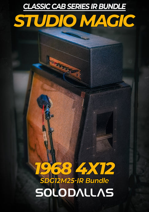 STUDIO MAGIC Impulse Response Bundle Basketweave 4x12 with Pre Rola SD-G12M25 Speakers